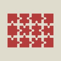 Jigsaw Puzzle design vector illustration