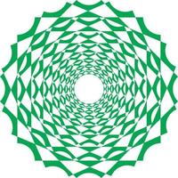 CIRCLE WITH GREEN AND THREE DIMENSIONS.eps vector