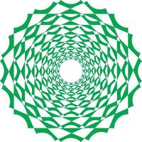 CIRCLE WITH GREEN AND THREE DIMENSIONS.eps vector