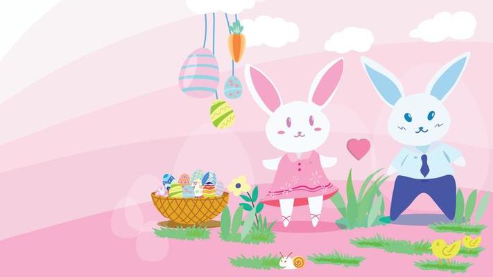 Easter Egg Festival, Easter Eggs and Bunny