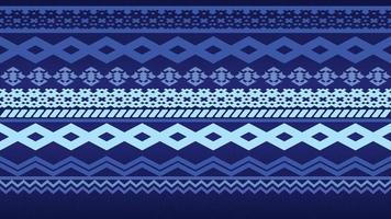 fondo abstracto de diseño de patrón geométrico, patrón geométrico oriental azul, alfombra, tela, ilustración 2d vector