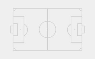 Football soccer field vector illustration. Coach table for tactic presentation for players. Sport strategy view. Flat soccer green field, football grass. Vector stadium. Soccer with line template.