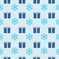 Seamless vector pattern with gifts. Seamless childish pattern for cards, wrapping papers, posters. Creative hand drawn pattern for holidays and parties