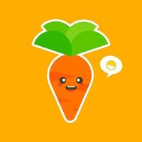 Cute happy smiling skater carrot character. Vector modern trendy flat style cartoon illustration icon design. Isolated on white background. Carrot character concept