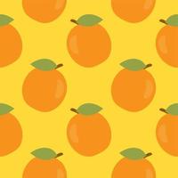 apricot flat design seamless pattern. Vector illustration of art. Vintage background. Kitchen and restaurant design for fabrics, paper