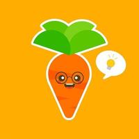 Cute happy smiling skater carrot character. Vector modern trendy flat style cartoon illustration icon design. Isolated on white background. Carrot character concept