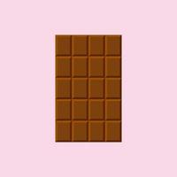 chocolate bar flat design vector illustration. Bitter Vector Element Can Be Used For Chocolate, Shaped, Bitter Design Concept.