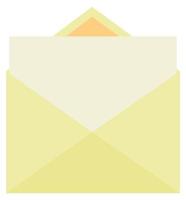 open envelopes. concept of analysis correspondence, spam and personal communication. isolated on white background. flat style modern design vector illustration