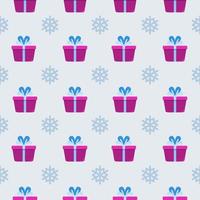 Seamless vector pattern with gifts. Seamless childish pattern for cards, wrapping papers, posters. Creative hand drawn pattern for holidays and parties