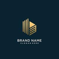 Letter logo with initial B with creative concept Premium Vector part 7