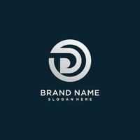 letter D logo with modern creative concept for company or person Premium Vector part 1