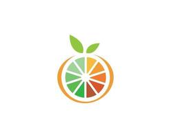 icono de vector de logotipo naranja