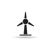 wind turbine icon vector