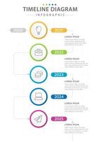 Infographic template for business. Modern Timeline diagram with annual report, presentation vector infographic.