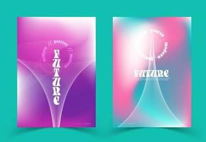 Simple and modern gradient poster vector