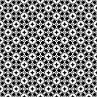 Black and white seamless pattern texture. Greyscale ornamental graphic design. Mosaic ornaments. Pattern template. Vector illustration. EPS10.