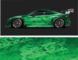 Racing car wrap design for car sticker decal and wrap design