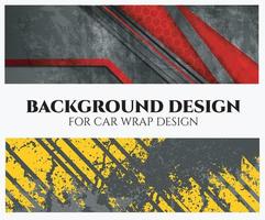Racing background design for car wrap vector