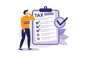 Personal Income Tax illustration exclusive design inspiration vector