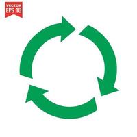 Recycle icon Recycling symbol. Vector illustration. Isolated on white background.