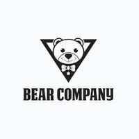 Bear Logo Design Template. Vector illustration