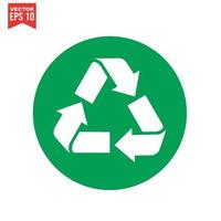 recycle icon set, vector eps10.