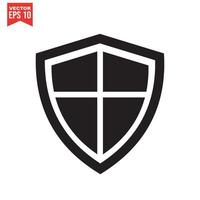 Shield Icon - Vector, Sign and Symbol for Design, Presentation, Website or Apps Elements. vector