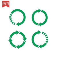 Recycle icon Recycling symbol. Vector illustration. Isolated on white background.