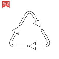 recycle icon set, vector eps10.