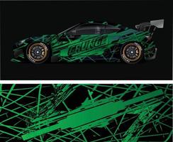 grunge Racing for Vehicle wrap design vector