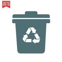 recycle icon set, vector eps10.