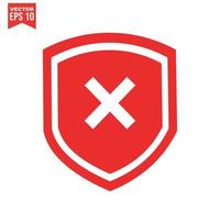 Shield Icon - Vector, Sign and Symbol for Design, Presentation, Website or Apps Elements. vector