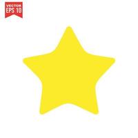 star icon vector on a white background