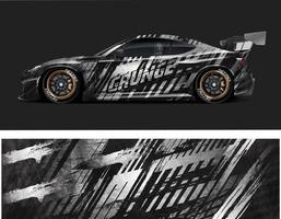 Graphic abstract stripe racing background designs for vehicle, rally, race, advertisement vector