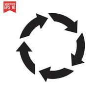 recycle icon set, vector eps10.