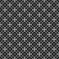 Black and white seamless pattern texture. Greyscale ornamental graphic design. Mosaic ornaments. Pattern template. Vector illustration. EPS10.