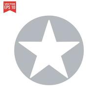 star icon vector on a white background