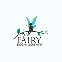 fairy exclusive logo design inspiration vector