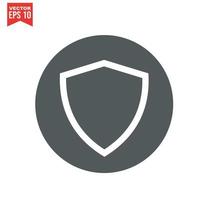 Shield Icon - Vector, Sign and Symbol for Design, Presentation, Website or Apps Elements. vector