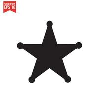 star icon vector on a white background