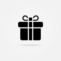 Gift, Prize, Reward Icon Solid Style. Vector Icon Design Element. Vector Icon Template Background