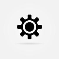 Settings, Configuration Icon Solid Style. Vector Icon Design Element. Vector Icon Template Background