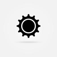 Settings, Configuration Icon Solid Style. Vector Icon Design Element. Vector Icon Template Background