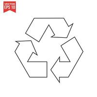 recycle icon set, vector eps10.