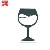 Wine icon symbol vector