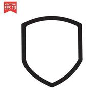 Shield Icon - Vector, Sign and Symbol for Design, Presentation, Website or Apps Elements. vector