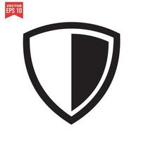 Shield Icon - Vector, Sign and Symbol for Design, Presentation, Website or Apps Elements. vector