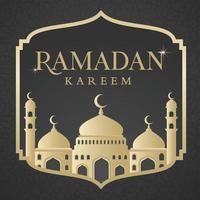 ramadan kareem islamic background design with modern and arabic style use for social media content and banner ads, eid mubarak, hari raya, eid fitr, eid adha, hajj, umrah vector