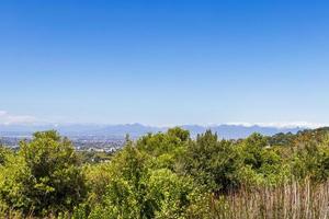 Panoramic view of Cape Town from Kirstenbosch National Botanical Garden. photo