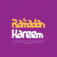 ramadan kareem fondo islámico con uso de estilo moderno y árabe para contenido de anuncios de redes sociales eid mubarak, eid fitr, ramadan mubarak, hajj, umrah, fiesta iftar vector